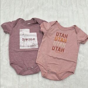 ⭐️ Home Free Utah Bodysuits Size 6/9 months